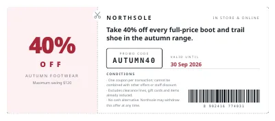 Discount Coupon PDF template preview